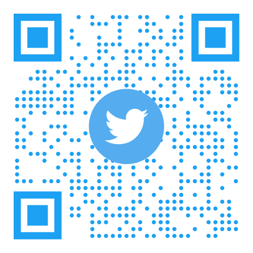 Connect with us on twitter-QRcode